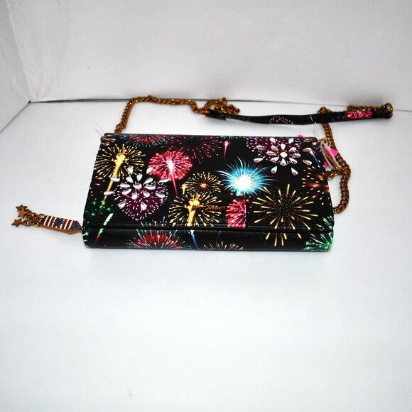 Betsey Johnson Spark Joy Wallet Crossbody Bag in Black/Multi # BJ37090N NWT - Picture 8 of 8